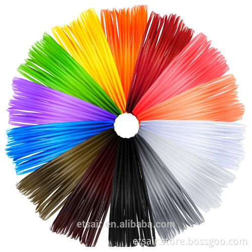 1.75mm PLA/ABS Materials for 3D Pen Filament Refills and Printing Materials 3D Printer Filament for 3D Pen